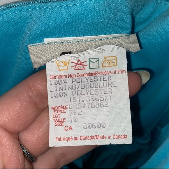 Sparkly Blue Dress - Picture 4 of 4